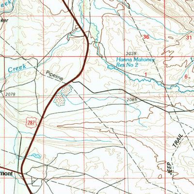 United States Geological Survey Bairoil, WY (1979, 100000-Scale) digital map