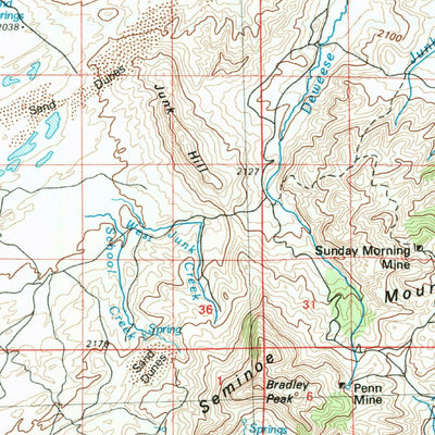 United States Geological Survey Bairoil, WY (1979, 100000-Scale) digital map