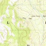United States Geological Survey Bakeoven Creek, NV (1980, 24000-Scale) digital map