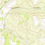 United States Geological Survey Bakeoven Creek, NV (1980, 24000-Scale) digital map