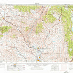United States Geological Survey Baker City, OR-ID (1955, 250000-Scale) digital map