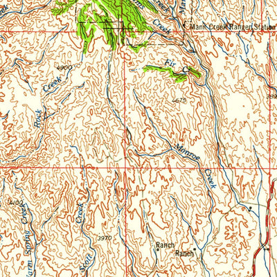 United States Geological Survey Baker City, OR-ID (1959, 250000-Scale) digital map