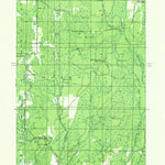 United States Geological Survey Baker Creek, MI (1932, 31680-Scale) digital map