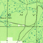 United States Geological Survey Baker Creek, MI (1932, 31680-Scale) digital map