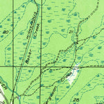 United States Geological Survey Baker Creek, MI (1932, 31680-Scale) digital map