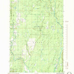 United States Geological Survey Baker Creek, MI (1985, 24000-Scale) digital map