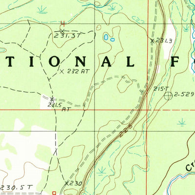 United States Geological Survey Baker Creek, MI (1985, 24000-Scale) digital map