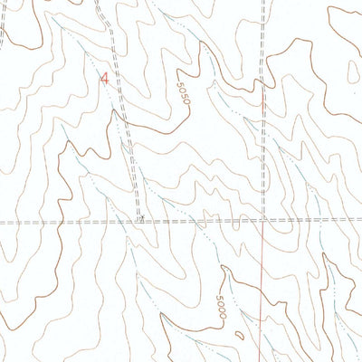 United States Geological Survey Baker Draw, CO (1972, 24000-Scale) digital map