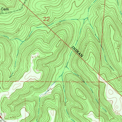United States Geological Survey Baker Hill, AL (1968, 24000-Scale) digital map
