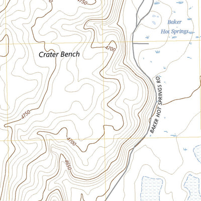 United States Geological Survey Baker Hot Springs, UT (2023, 24000-Scale) digital map