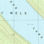 United States Geological Survey Baker Lake, ME (1989, 24000-Scale) digital map
