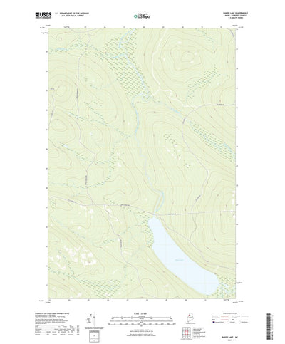 United States Geological Survey Baker Lake, ME (2021, 24000-Scale) digital map