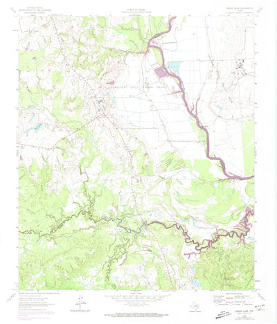 United States Geological Survey Baker Lake, TX (1962, 24000-Scale) digital map
