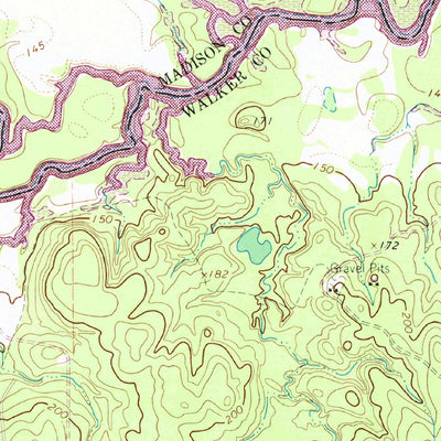 United States Geological Survey Baker Lake, TX (1962, 24000-Scale) digital map