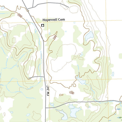United States Geological Survey Baker Lake, TX (2022, 24000-Scale) digital map