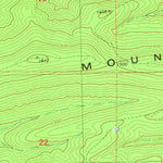 United States Geological Survey Baker Mountain, OK (1979, 24000-Scale) digital map
