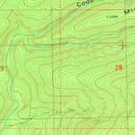 United States Geological Survey Baker Mountain, OK (1979, 24000-Scale) digital map