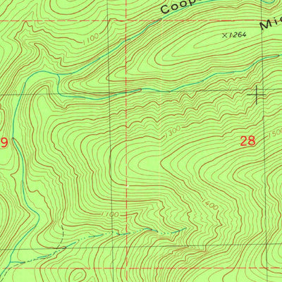 United States Geological Survey Baker Mountain, OK (1979, 24000-Scale) digital map