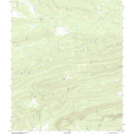 United States Geological Survey Baker Mountain, OK (2012, 24000-Scale) digital map