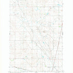 United States Geological Survey Baker NE, MT (1981, 24000-Scale) digital map