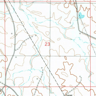 United States Geological Survey Baker NE, MT (1981, 24000-Scale) digital map