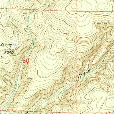 United States Geological Survey Baker Point, OR (1979, 24000-Scale) digital map