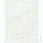 United States Geological Survey Baker Spring, WY (1984, 24000-Scale) digital map