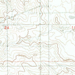 United States Geological Survey Baker Spring, WY (1984, 24000-Scale) digital map