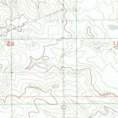 United States Geological Survey Baker Spring, WY (1984, 24000-Scale) digital map