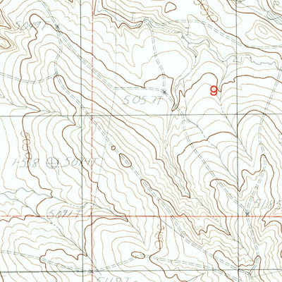United States Geological Survey Baker Spring, WY (1984, 24000-Scale) digital map
