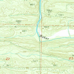 United States Geological Survey Baker Springs, AR (1986, 24000-Scale) digital map