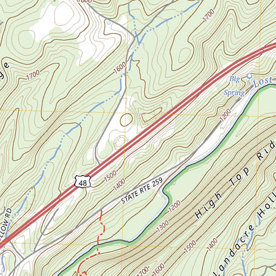 United States Geological Survey Baker, WV (2023, 24000-Scale) digital map