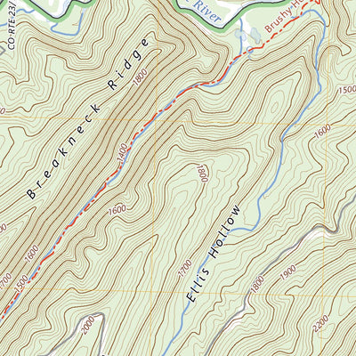 United States Geological Survey Baker, WV (2023, 24000-Scale) digital map