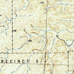 United States Geological Survey Bakers Crossing, TX (1944, 62500-Scale) digital map