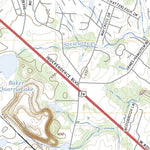 United States Geological Survey Bakers, NC (2022, 24000-Scale) digital map