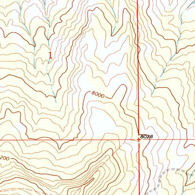 United States Geological Survey Bakers Peak, CO (1969, 24000-Scale) digital map