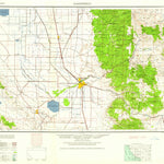 United States Geological Survey Bakersfield, CA (1960, 250000-Scale) digital map