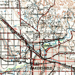 United States Geological Survey Bakersfield, CA (1962, 250000-Scale) digital map