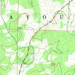 United States Geological Survey Bakersfield, MO (1968, 24000-Scale) digital map