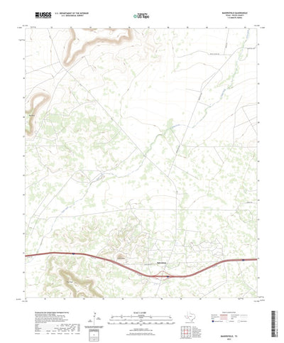 United States Geological Survey Bakersfield, TX (2023, 24000-Scale) digital map