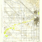 United States Geological Survey Bakersfield West, CA (1942, 62500-Scale) digital map