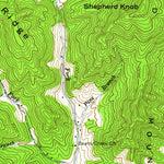 United States Geological Survey Bakersville, NC-TN (1960, 24000-Scale) digital map