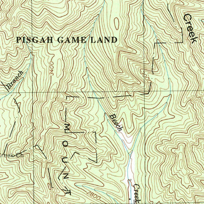 United States Geological Survey Bakersville, NC-TN (1997, 24000-Scale) digital map
