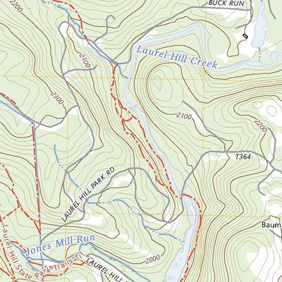 United States Geological Survey Bakersville, PA (2023, 24000-Scale) digital map