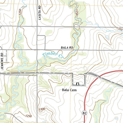 United States Geological Survey Bala, KS (2018, 24000-Scale) digital map