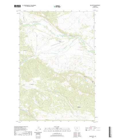 United States Geological Survey Bald Butte, MT (2020, 24000-Scale) digital map