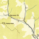 United States Geological Survey Bald Creek, NC-TN (1935, 24000-Scale) digital map