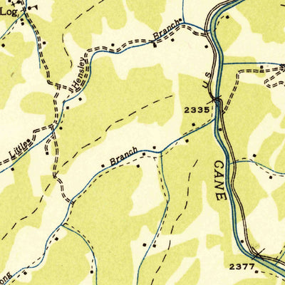 United States Geological Survey Bald Creek, NC-TN (1935, 24000-Scale) digital map