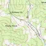 United States Geological Survey Bald Creek, NC-TN (1939, 24000-Scale) digital map