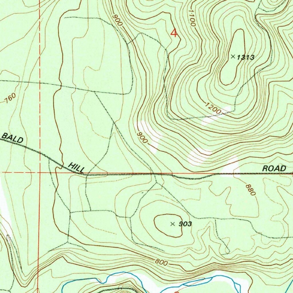 Bald Hill, WA (1990, 24000-Scale) Map by United States Geological ...